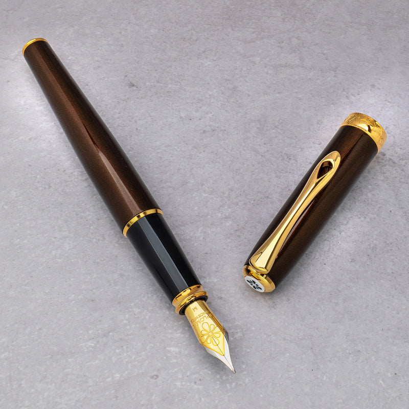 Diplomat Excellence A2 Fountain Pen - Marrakesh/Gold