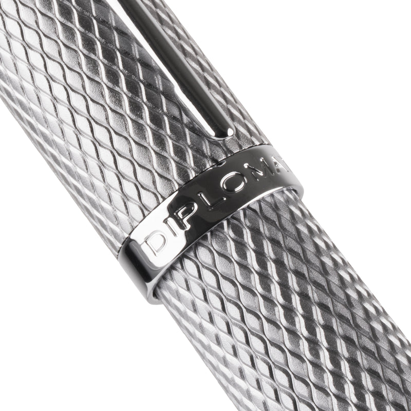 Diplomat Viper Fountain Pen - Silver