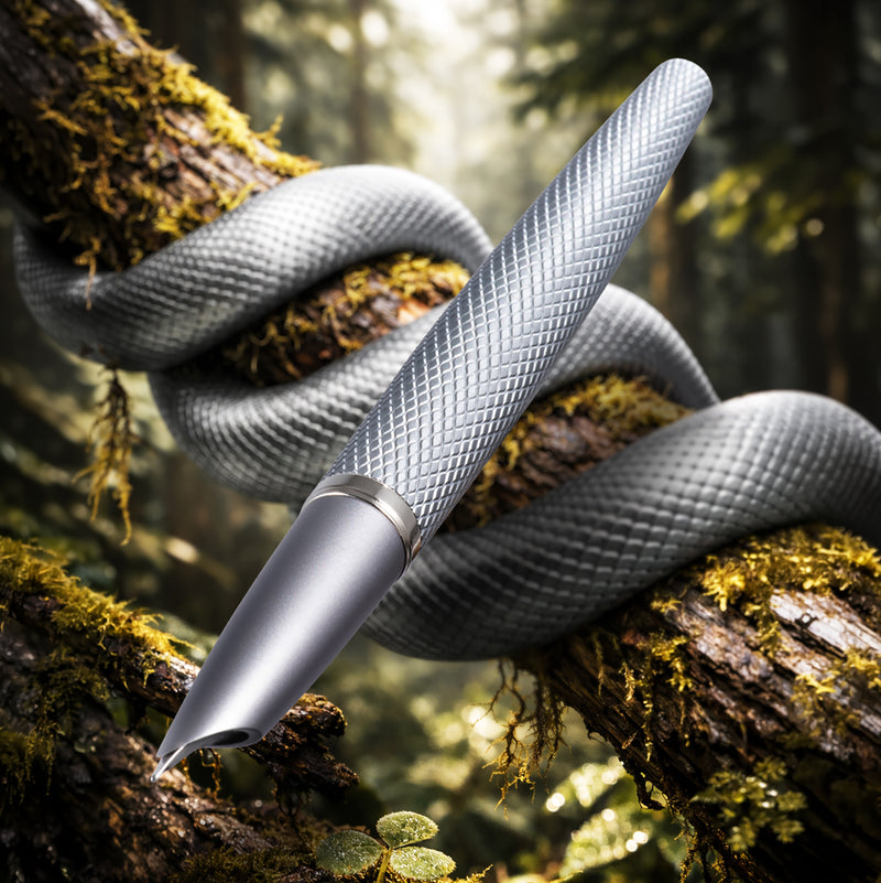 Diplomat Viper Fountain Pen - Silver