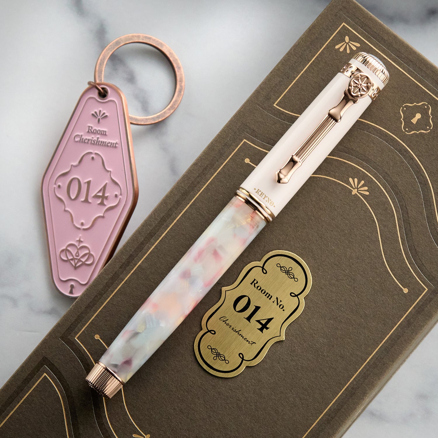 字幅EF Dominant Industry keyno No.014 万年筆 Dominant Industry Keyno Fountain Pen - No.014 Cherishment - The