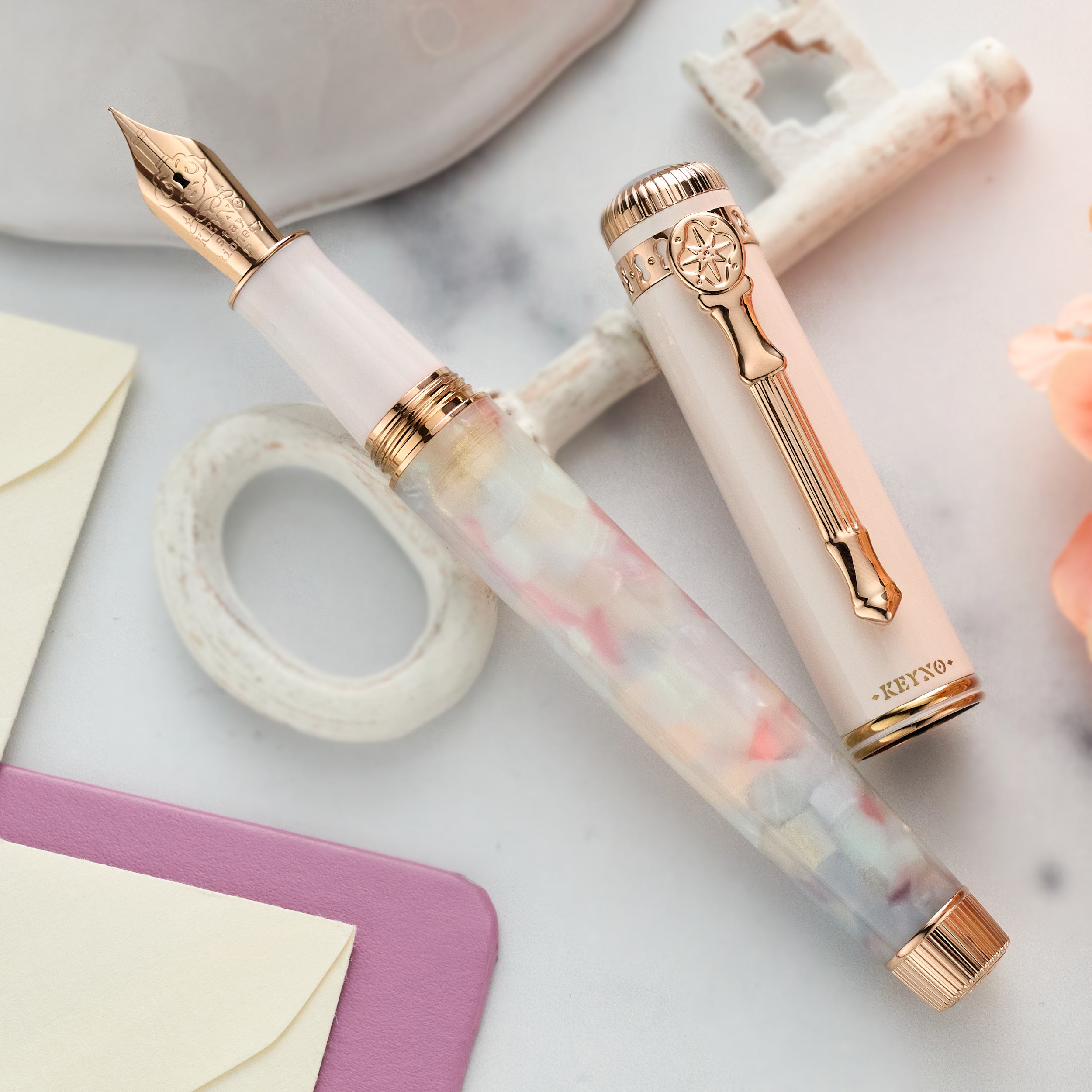 字幅EF Dominant Industry keyno No.014 万年筆 Dominant Industry Keyno Fountain Pen - No.014 Cherishment - The