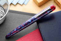 Edison Comet Fountain Pen - Cobalt Magma