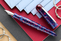 Edison Comet Fountain Pen - Cobalt Magma