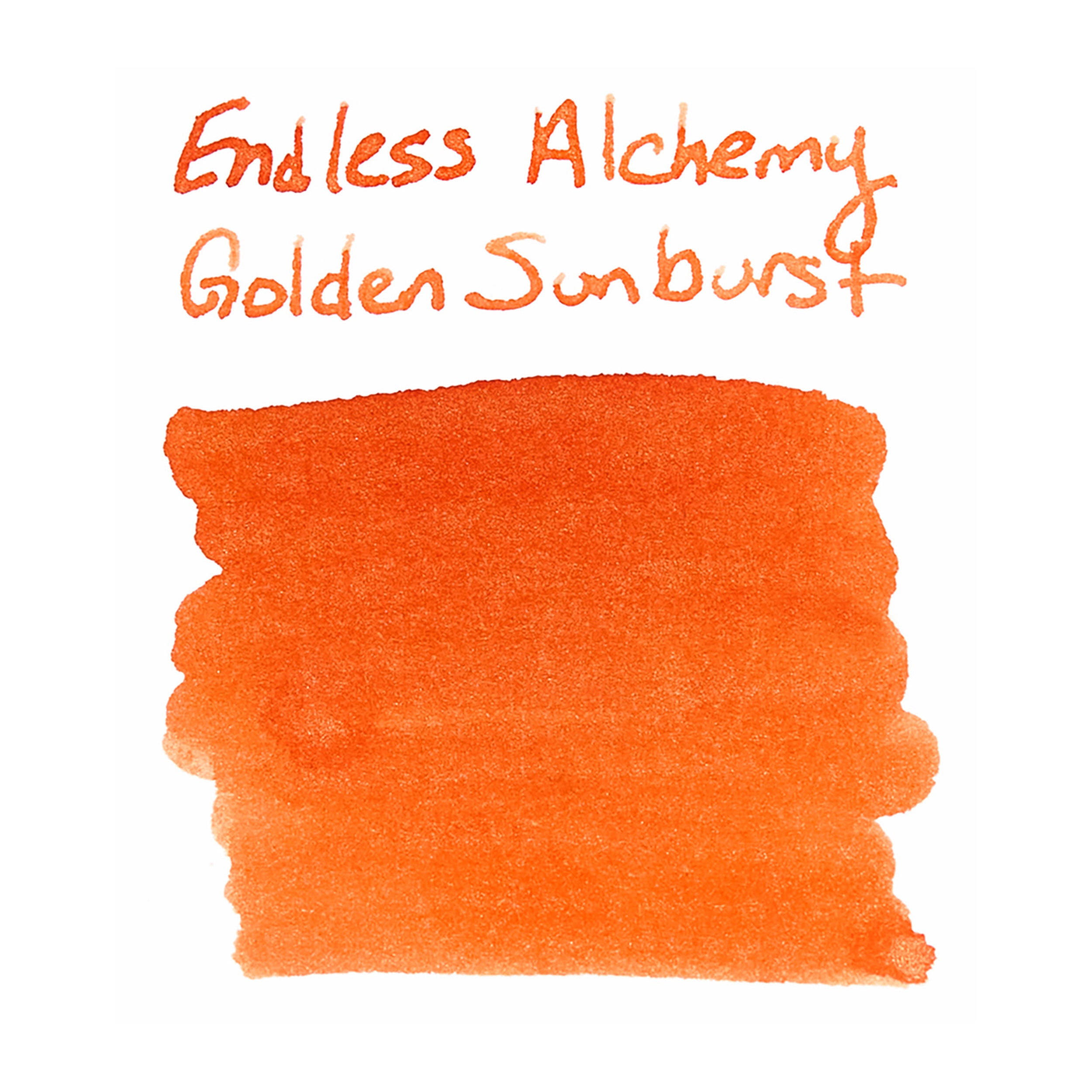 Endless Alchemy Golden Sunburst - Ink Sample - The Goulet Pen Company