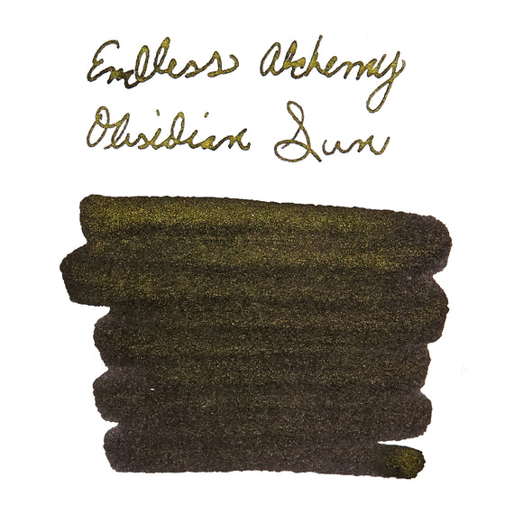 Endless Alchemy Obsidian Sun - Ink Sample