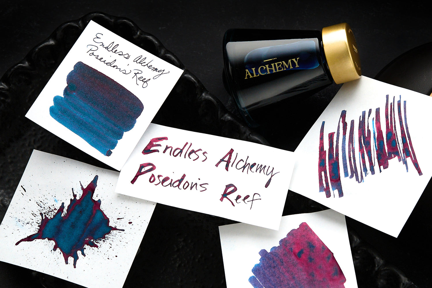 Alchemy Ink Endless Alchemy Poseidon's Reef - Ink Sample - The Goulet Pen Company