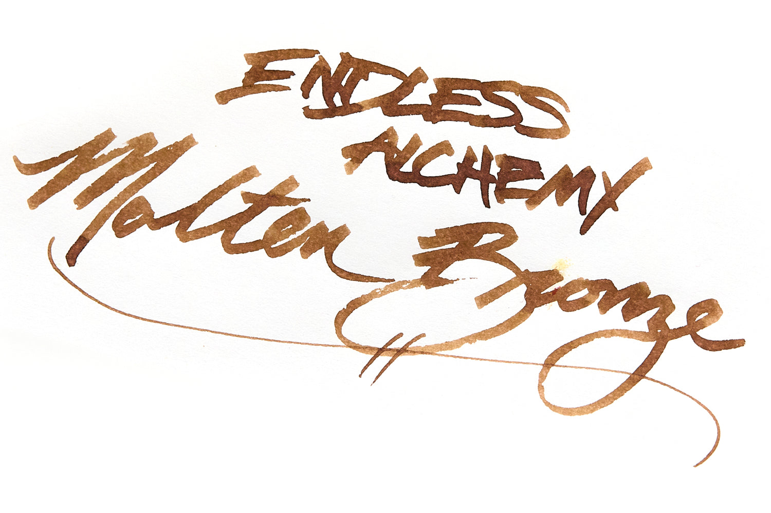 Endless Alchemy Molten Bronze - Ink Sample - The Goulet Pen Company