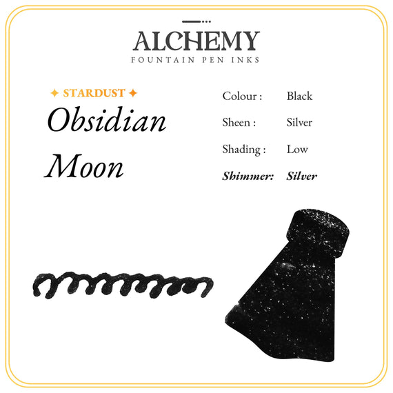 Endless Alchemy Obsidian Moon - 45ml Bottled Ink