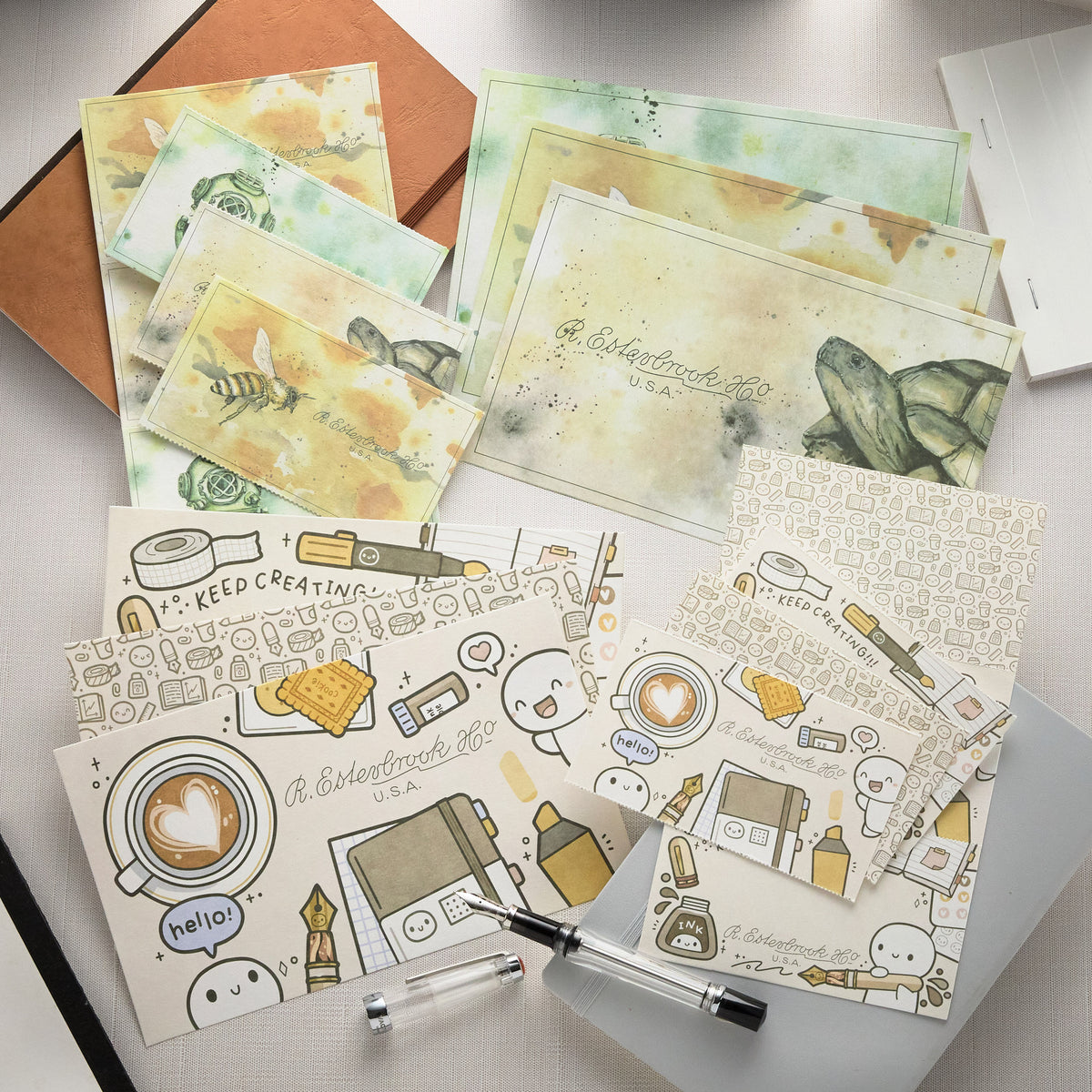 Esterbrook-BlotterPaper-Nature-TheCoffeeMonster-group
