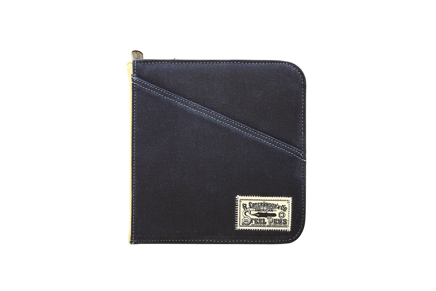Esterbrook 20 Pen Zipper Canvas Pen Case - Navy - The Goulet Pen