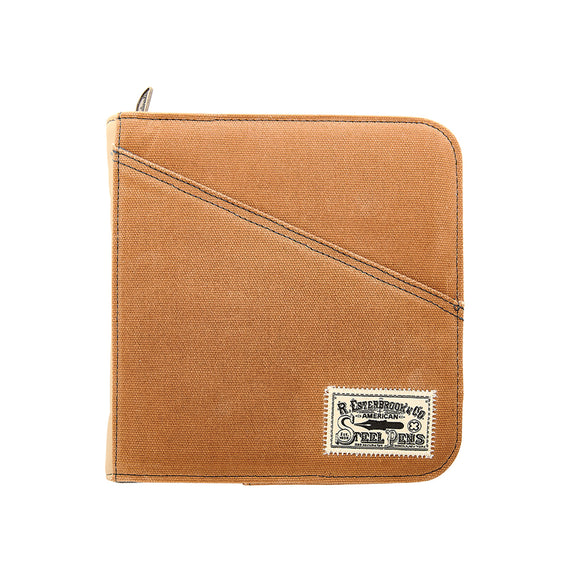 Esterbrook 20 Pen Zipper Canvas Pen Case - Tan