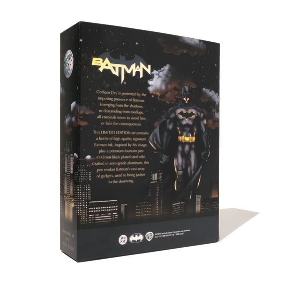 Ferris Wheel Press Batman Edition Marquise Fountain Pen & Ink Set - Batman (Special Edition)