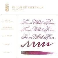 Ferris Wheel Press Bloom of Ascension - Ink Sample