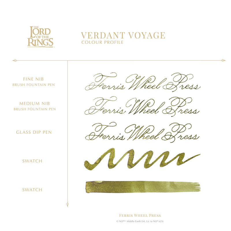 Ferris Wheel Press Lord of the Rings Bijou Fountain Pen & Ink Set - Ringbearer