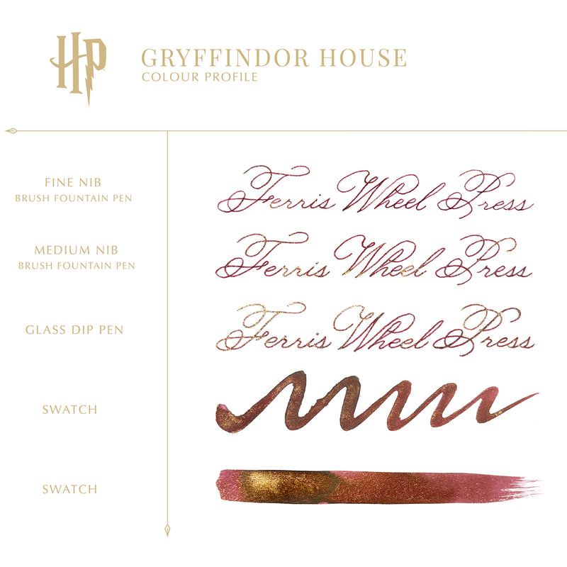 Ferris Wheel Press Harry Potter Gryffindor House - 38ml Bottled Ink