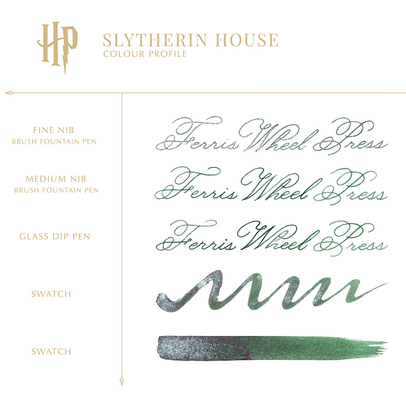 Ferris Wheel Press Harry Potter Slytherin House - 38ml Bottled Ink
