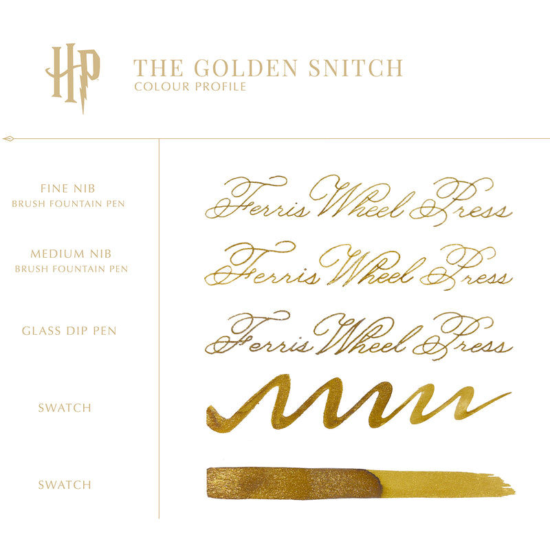 Ferris Wheel Press Harry Potter The Golden Snitch - 38ml Bottled Ink