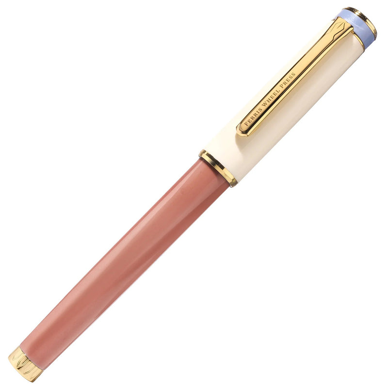 Ferris Wheel Press Masque Resin Fountain Pen & Ink Set - Coral