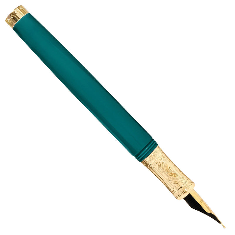 Ferris Wheel Press Masque Resin Fountain Pen & Ink Set - Teal