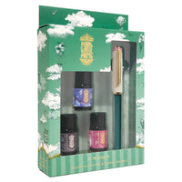 Ferris Wheel Press Masque Resin Fountain Pen & Ink Set - Teal