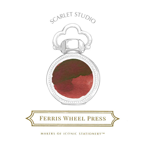 Ferris Wheel Press Scarlet Studio - 38ml Bottled Ink