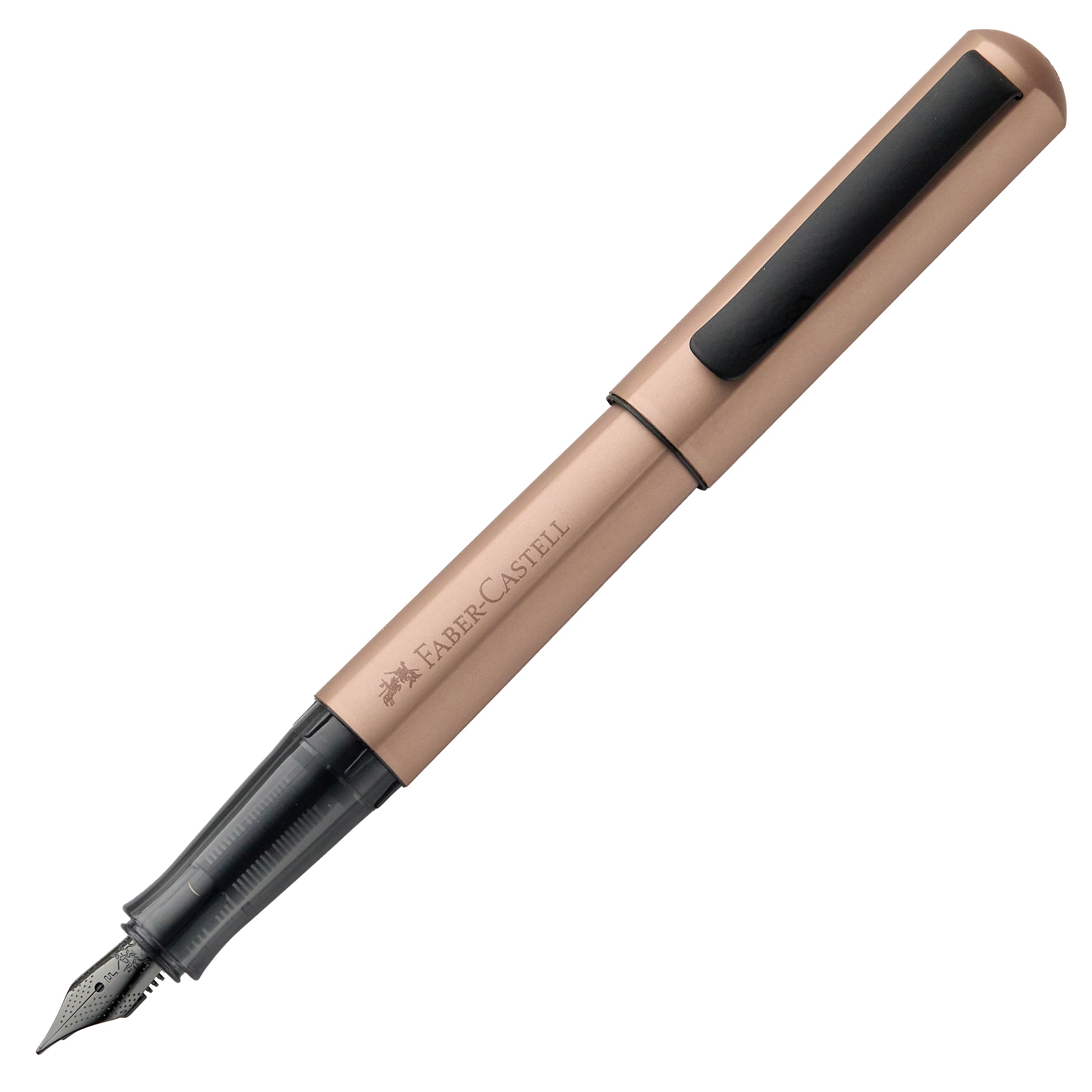Faber-Castell Essentio Aluminum black fountain pen – P.W. Akkerman Den Haag