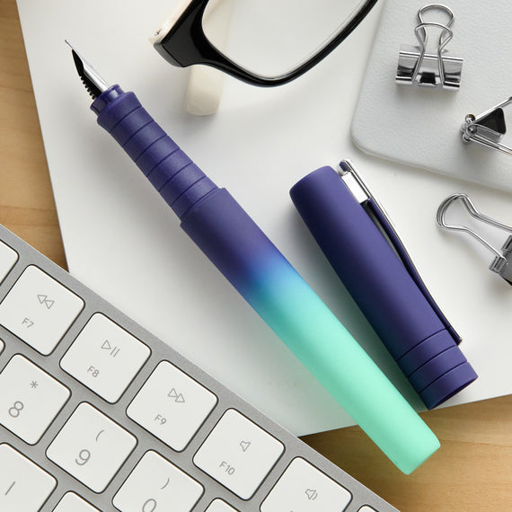 Faber-Castell Poly Ball Flow Fountain Pen - Buzzing Blue