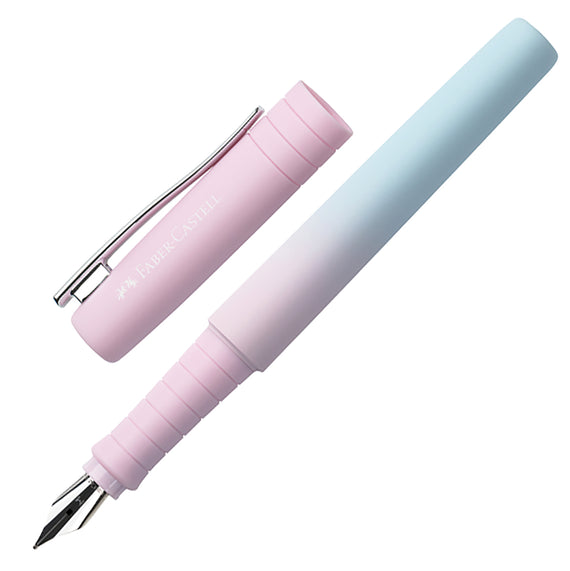 Faber Castell Poly Ball Flow Fountain Pen - Blushing Sky