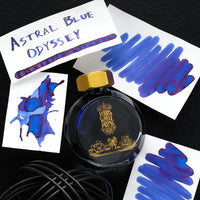 Ferris Wheel Press Astral Blue Odyssey - Ink Sample
