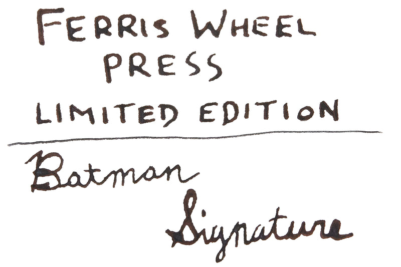 Ferris Wheel Press Batman Signature - 38ml Bottled Ink (LIMITED Edition)