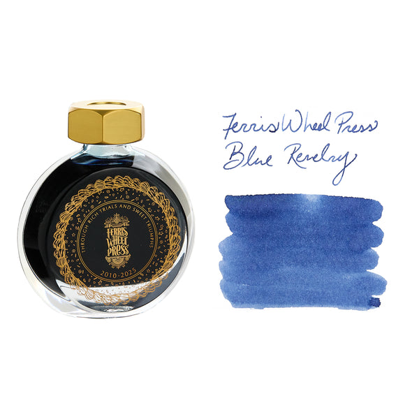 Ferris Wheel Press Blue Revelry - 38ml Bottled Ink (Limited