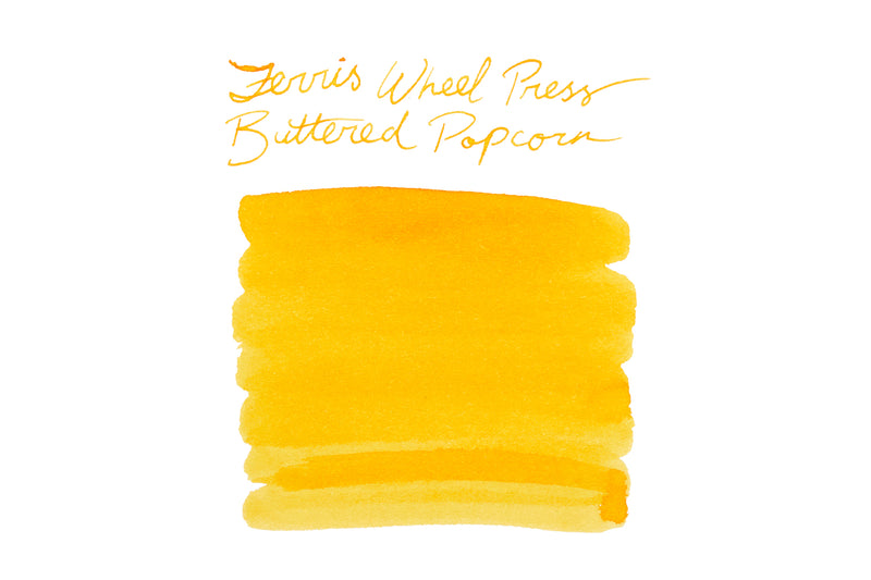 Ferris Wheel Press Buttered Popcorn - Ink Sample