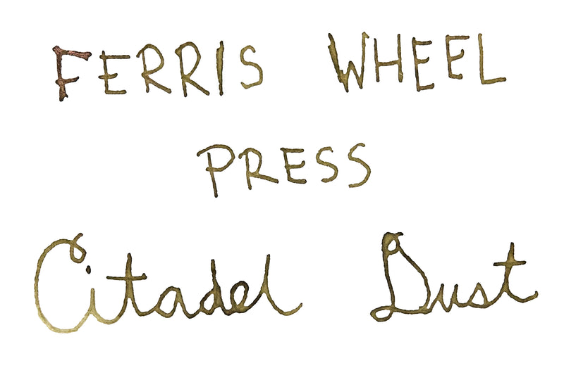 Ferris Wheel Press Citadel Dust - 20ml Bottled Ink