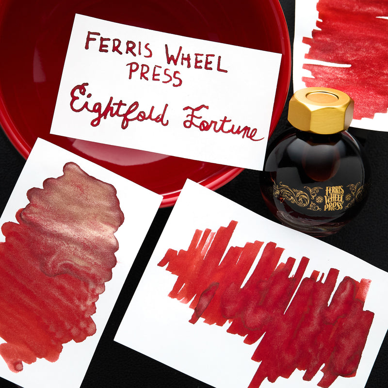 Ferris Wheel Press Eightfold Fortune  - Ink Sample (Lunar New Year Edition)