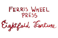 Ferris Wheel Press Eightfold Fortune  - Ink Sample (Lunar New Year Edition)
