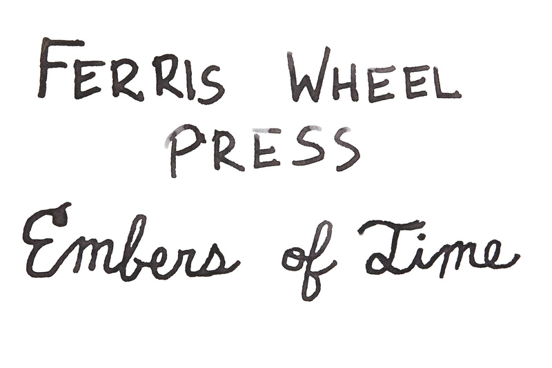 Ferris Wheel Press Embers of Time - Ink Sample