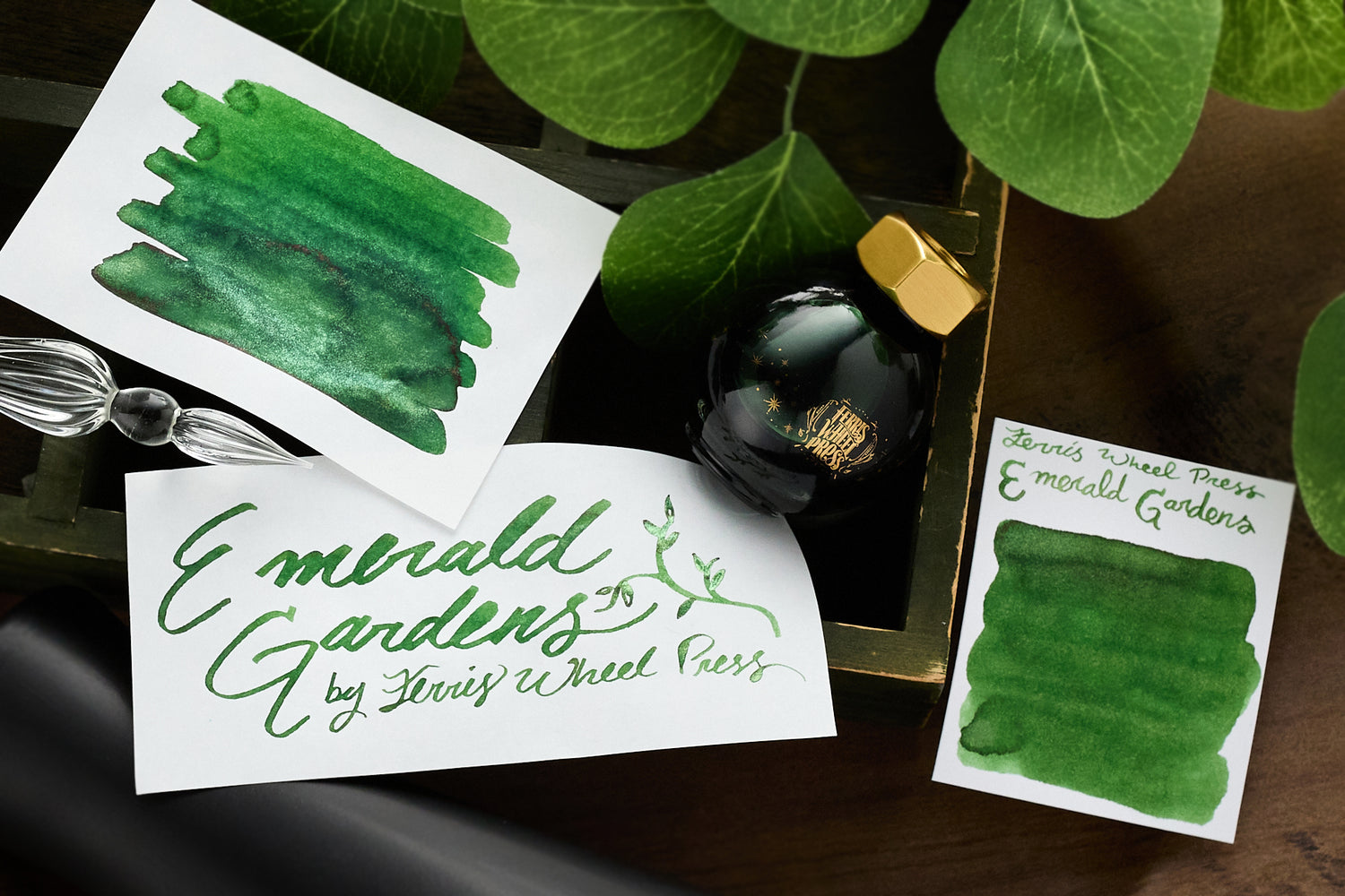 Ferris Wheel Press Emerald Gardens 20ml Bottled Fountain Pen Ink