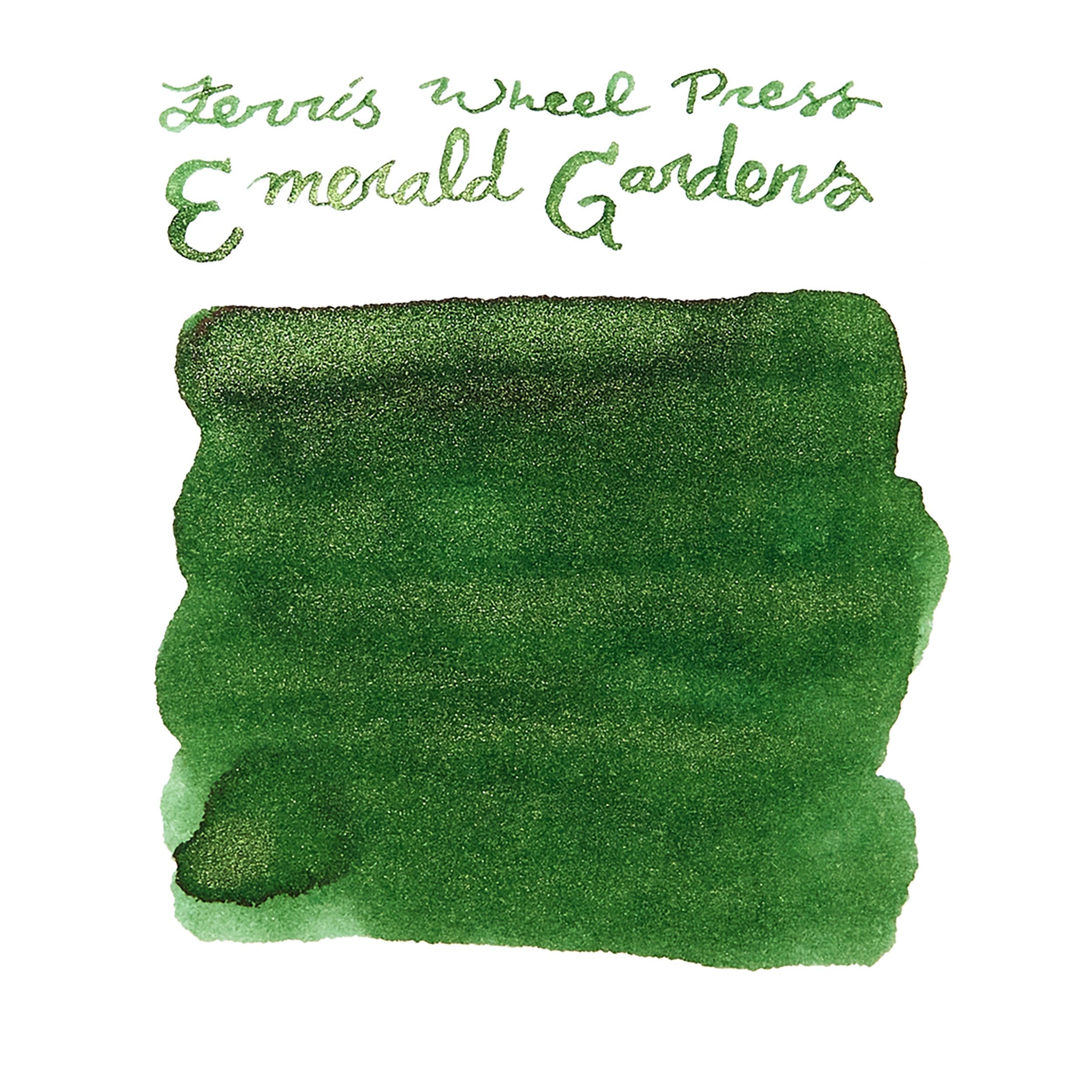 Ferris Wheel Press Emerald Gardens - Ink Sample - The Goulet Pen