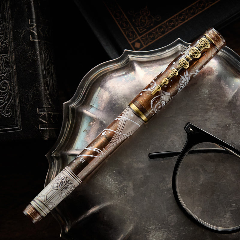 Ferris Wheel Press Harry Potter Masque Resin Fountain Pen & 10ml Ink Set - Albus Dumbledore