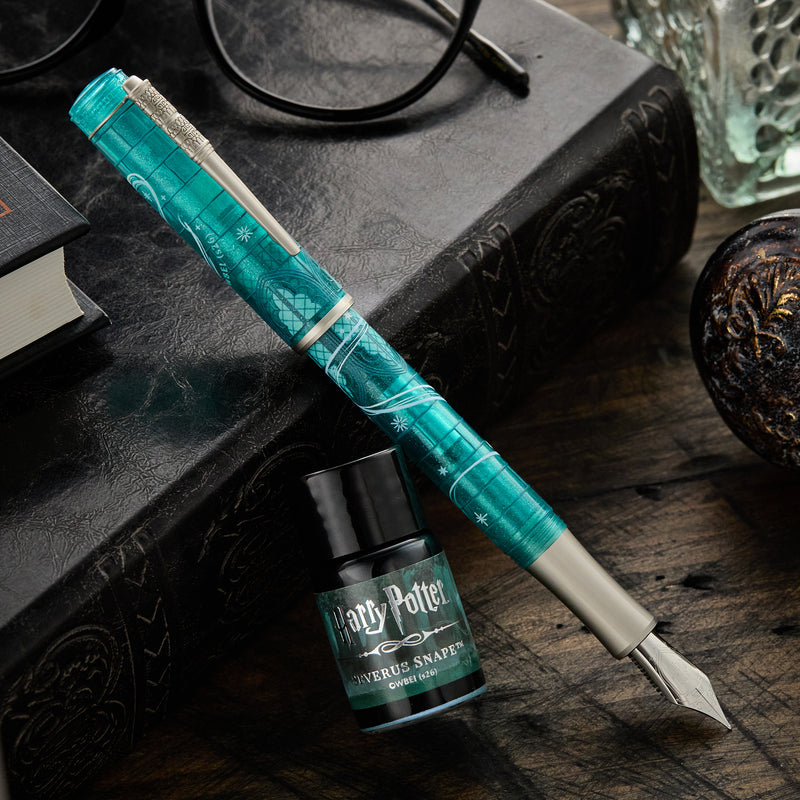 Ferris Wheel Press Harry Potter Masque Resin Fountain Pen & 10ml Ink Set - Severus Snape