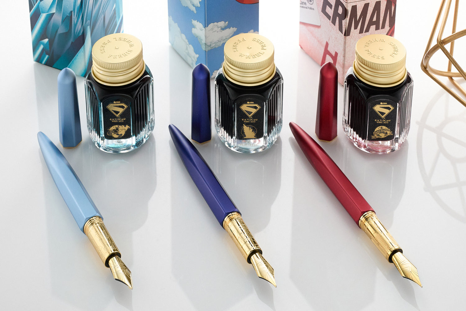 Encre Pour Stylo Plume Ferris Wheel Press - Collection Everyday - Jaune-Vert - 38 Ml - Bouteille Col Large - 7