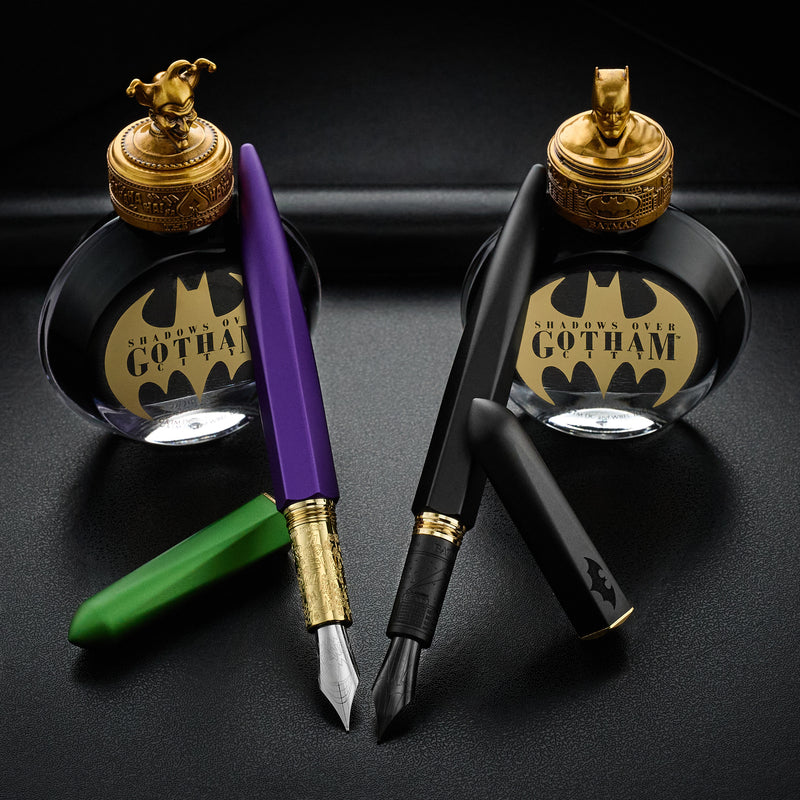 Ferris Wheel Press Batman Edition Marquise Fountain Pen & Ink Set - Batman (Special Edition)