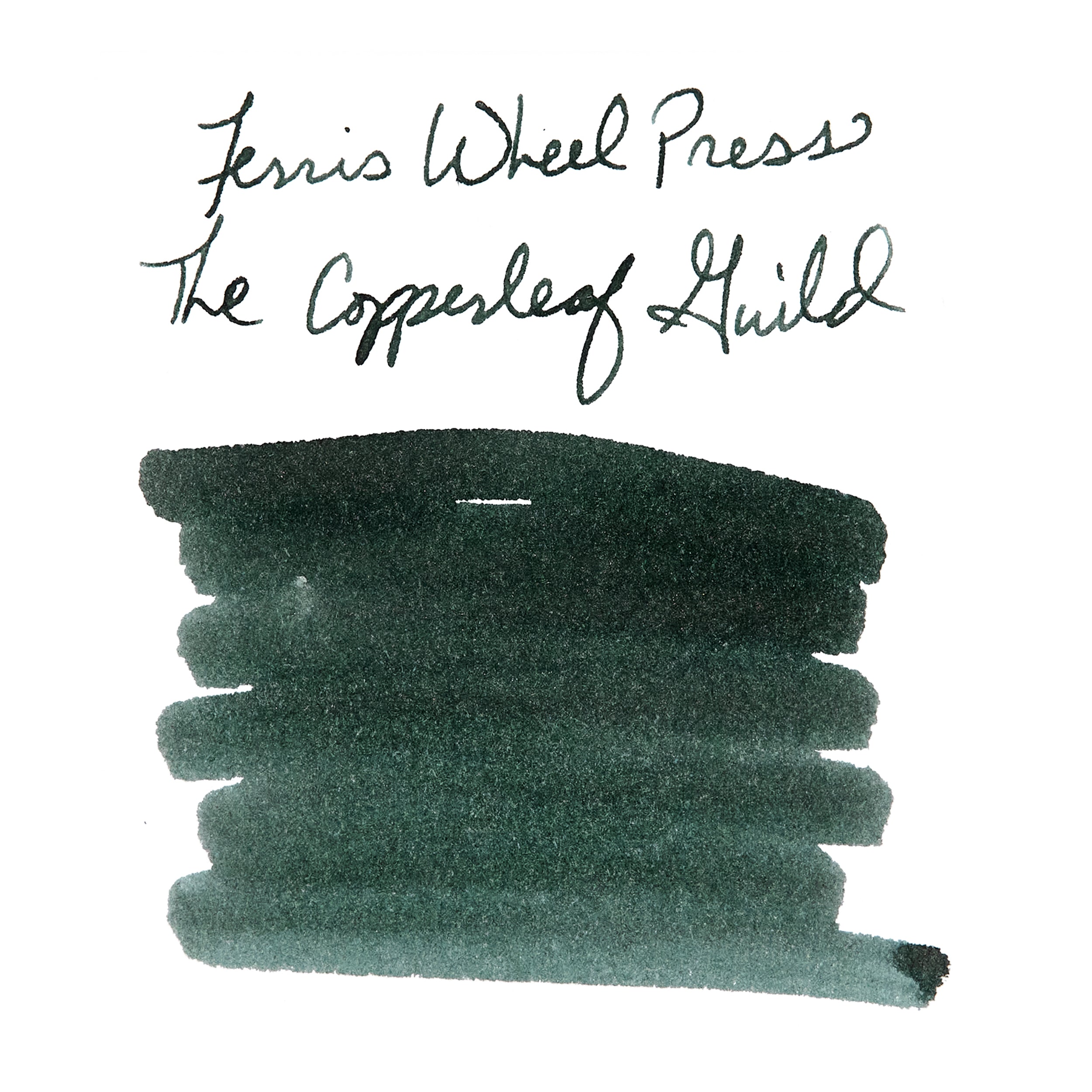 Ferris Wheel Press The Copperleaf Guild - Ink Sample - The Goulet