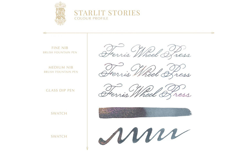 Ferris Wheel Press Starlit Stories - Ink Sample