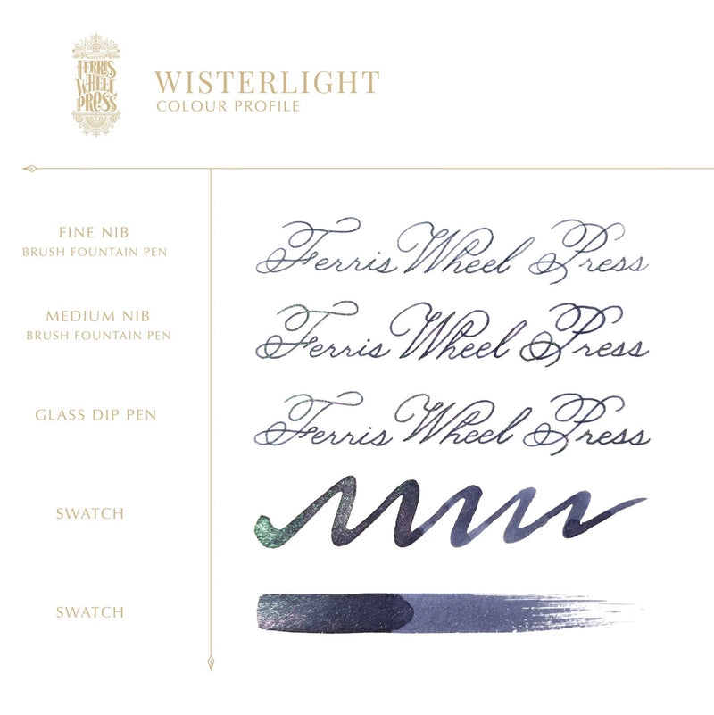 Ferris Wheel Press Wisterlight - Ink Sample