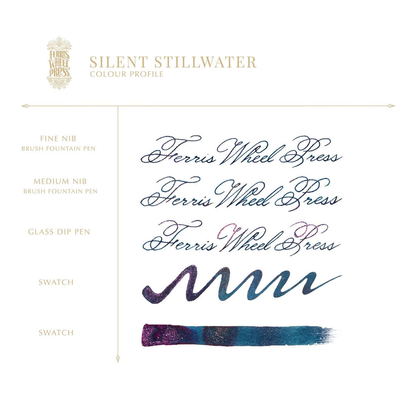 Ferris Wheel Press Silent Stillwater - Ink Sample