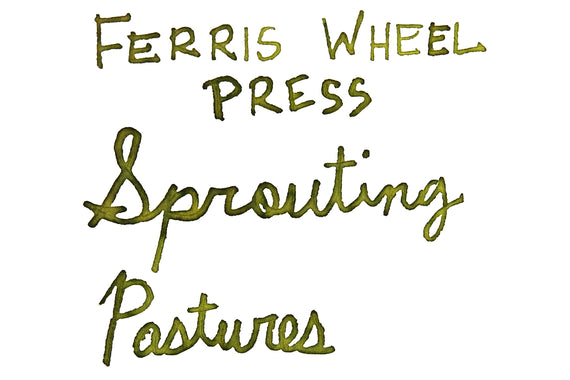 Ferris Wheel Press Sprouting Pastures - Ink Sample