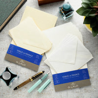 G. Lalo Vergé de France A5 Correspondence Set - White