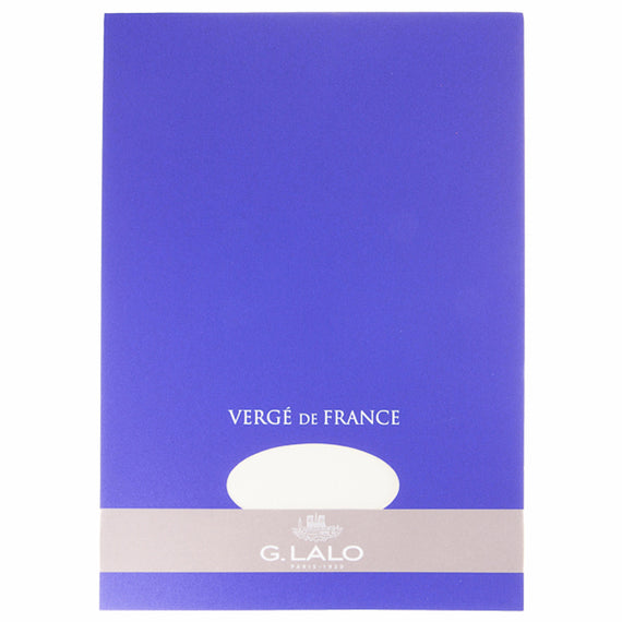 Ivory-colored A4 stationery tablet featuring blank, laid paper.