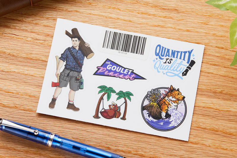 Goulet Pencast Sticker Sheet